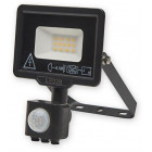 230V LED-PROJEKTORI+ANTURI MHC 10W 800LM 155X108MM KYLMÄVALO. MUSTA IP44 LED2B