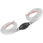 POMPE SIPHON/AMPOULE + TUYAU 100CM/12MM DES DEUX CÔTÉS CARMOTION