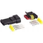 SUPERSEAL 3-PIN PISTIKUPESA + PISTIK 12-24V 15A IP67 CARMOTION