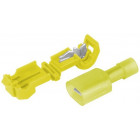 CONNECTEUR INTERMÉDIAIRE/ROBBER DE TYPE T JAUNE 4.0-6.0MM 16-10AWG 15A 5PCS CARMOTION