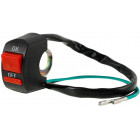 INTERRUTTORE ACCENSIONE MOTO/SCOOTER/QUAT 12V 10A. CAVO 50CM CARMOTION