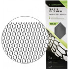 FILET ALUMINIUM 33X100CM AVEC TROU 8X25MM NOIR CARMOTION