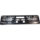 LICENSE PLATE MOUNT WITH BLACK RUBBER PADS TOP4 (NUMBER MOUNT) M+