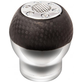GEAR LEVER KNOB BLACK/SILVER 4CARS, 90984
