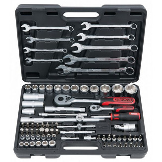 82-OS. JUEGO HERRAMIENTAS 1/4&quot;+1/2&quot;+LAZO HOJA KS TOOLS, 911.0682