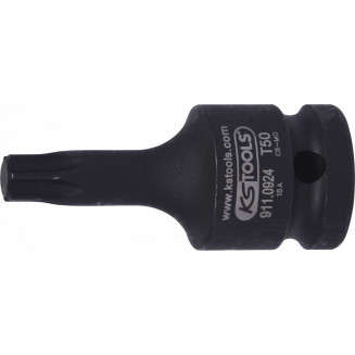 1/2&quot; TORX IMPACT SOCKET T50. 60MM KS VERKTYG, 911.0924