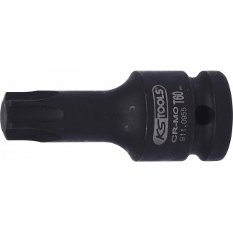 1/2&quot; TORX IMPACT SOCKET T60. 60MM KS VERKTYG, 911.0955