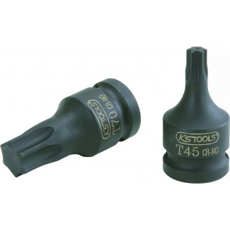 1/2&quot; TORX IMPACT SOCKET T70. 60MM KS VERKTYG, 911.0956