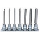 7-ОС. ДЛИННАЯ ШЕСТИГРАННАЯ НАВОДНАЯ БИТА 3/8 ДЮЙМА, 4–12 ММ. НА KS Tools.