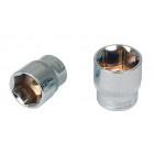 X 11/32CHROME+ SOCKET. 3/8