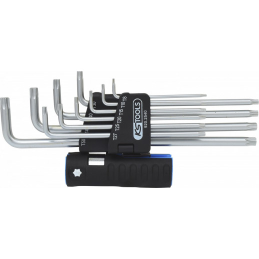 9-PIECE. XL L-TORX WRENCH SET T8-T50. LONG KS TOOLS