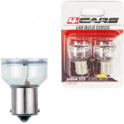 LAMPADINA LED 12V BA15S P21W GIALLA BLISTER 2PZ 4AUTO