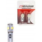 12V T10 LED ЛАМПА W5W CANBUS WHITE BLISTER 2TK 4CARS