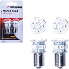 12V BA15S LED BULB 1.5W P21W YELLOW BLISTER 2TK 4CARS