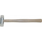 HAMMER MED PLASTHOVED MED TRÆSKAFT. HOVEDDIAMETER 27MM TRIUMF