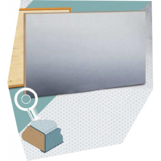 STALINIS GALVANAS. PLIENINĖ PLOKŠTELĖ 1245X620MM. SWT12 SERIJOS DESKTOP MALOW, 997000240