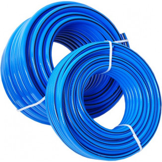 TUBO TECNICO 25M 8/12MM. CORAZZATO. BLU. 20BAR (ARIA/ACQUA), 997000340