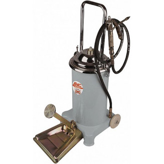 SET SPRAY LUBRIFICANTE CON CONTENITORE. PEDALE DA 14 KG. SU RUOTE. TUBO DA 2,5 M. 1798.FN, 998000040