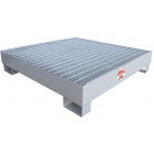DRUM BASE WITH COLLECTION TUB. FOR 4X200L DRUM. METAL 1759.4 APAC