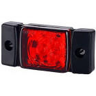 LD142 SIDE LIGHT LED 60X34MM RED 12 / 24V