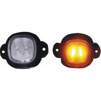 DOB-60Z LED GAUGE GAIŠI DZELTENS 52X52MM, 999005260