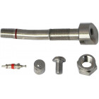 TPMS VALVE SCHRADER 5700 FOR TRUCK ALLOY WHEELS 9.7MM. L=77.4MM. ANGLE 18