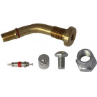 TPMS VALVE FOR TRUCK STEEL WHEELS (5701) V3-22-1 HOLE 9.7MM. ANGLE 45. L=28+28MM