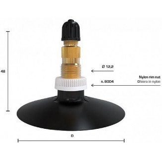 VALVOLA CON PATCH (HOT PLUG) PER PNEUMATICO TR218A. ARIA/ACQUA. DIAMETRO=63,5MM, 999028224