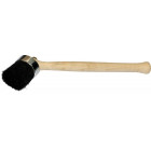 RIM GREASE BRUSH ROUND. DIAM 51.5MM. WOODEN HANDLE 300MM. ANGLED