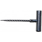 SPIRAALNAASKEL SAFETY SEAL XL. 17CM. T-KÄEPIDE. METALL (RASPEL)