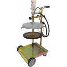 GREASE GUN SET WITH TROLLEY. 25-30KG. PRESSURE GUN. 285MM COVER 310MM PNEU. 1780.H APAC