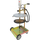 VOITELUAINESPRAY-SETTI KÄRRYSTÄ. 25-30kg. PRESSURE PL. 340mm. KANSI 350mm. PNEUMAATISET. 1780 APAC