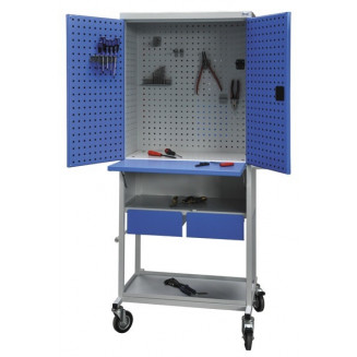 ĮRANKIŲ SPINTELĖ 1930X815MM. VAMZDŽIO RĖMAS. RATAI. PERFO+STALČIAI. GYLIS 600MM MALOW, 999031880