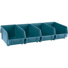 STORAGE BOXES NO.103/4PCS ON METAL RAIL. PP. 203 ARTPLAST