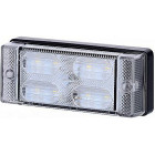 LCD657 TAGURDUSTULI AR/SALONGIVALGUSTI LED 107.6X45.6MM VALGE 12/24V