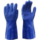 062-11 GUANTES DE TRABAJO DE PVC (VINILO) RESISTENTES A QUÍMICOS M+