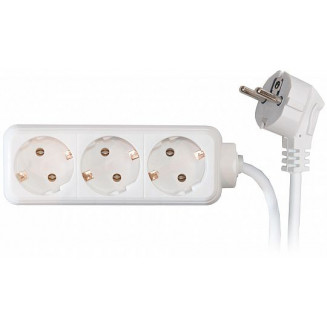 ALARGADOR OFICINA 3 TOMAS 3M 3X1.0MM2 BLANCO, 999042681