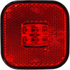 KÜLJETULI LED PUNANE 62X62MM 12/24V 0.5M JUHTMEGA