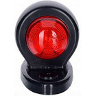 LD465 SIDE LIGHT LED RED/WHITE 12/24V 86X44X52MM