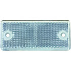REFLECTOR WHITE 90X40MM. WITH HOLES+ADHESIVE