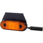 LD650 SIDE LIGHT LED 120X40MM YELLOW WITH FOOT 12/24V 0.5M CABLE