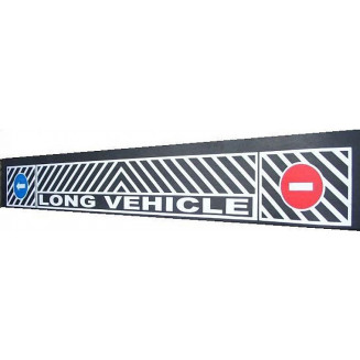 GOMMA PIATTA PER RIMORCHI 2400X350MM &quot;VEICOLO LUNGO&quot; CON STRISCE INCLINATE, 999094660