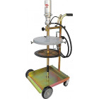 GREASE GUN SET WITH TROLLEY. 25-30KG. PRESSURE GUN 370MM COVER 385MM PNEU. 1781.A APAC