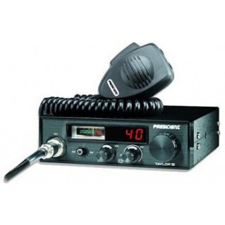 ÉMETTEUR RADIO (CB RADIO E. LÄLLAR) PRESIDENT TAYLOR IV ASC 12/24V, 999120720