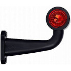LD724/P HORN LIGHT LED CURVED 90° 180MM RIGHT 12/24V