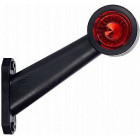 LD726/L HORN LIGHT LED CURVED 45° 170MM LEFT 12/24V