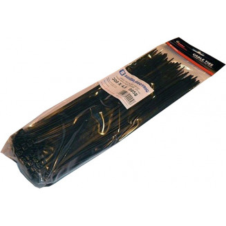 WIRE STRAP 4.8 X 300MM BLACK 100PCS, 999134820