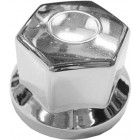 WHEEL NUT COVER/PROTECTION M32 PLASTIC/CHROME CAPSULE SHORT