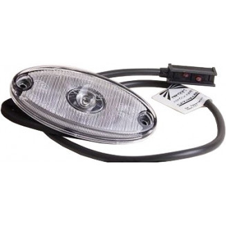 KÜLJETULI LED VALGE FLATPOINT II 12/24V 0.5M JUHE ASPÖCK 102X46MM, 999142500
