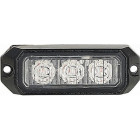 STROBO LAMPEGGIANTE GIALLO 3 LED 12/24V R10 80X28MM